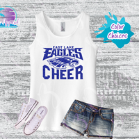 East Lake Eagles Cheer Girls' Glitter Tank Top