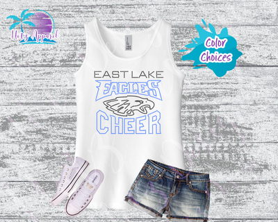 East Lake Eagles Cheer Girls' Rhinestone Tank Top