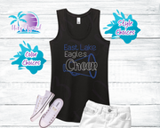 East Lake Cheer Megaphone Women's Rhinestone Tank Top / Shirt
