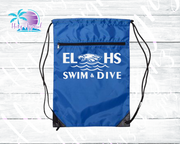 ELHS Swim & Dive Drawstring Bag