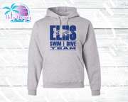 ELHS Swim ELHS Swim & Dive Hoodie (2 Color Options)