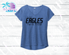 ELHS Swim Eagles Ladies V Neck