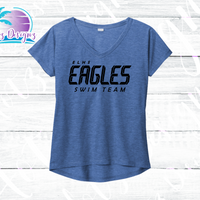 ELHS Swim Eagles Ladies V Neck