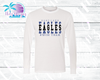 ELHS Swim Eagles Stacked Long Sleeve Unisex Tee