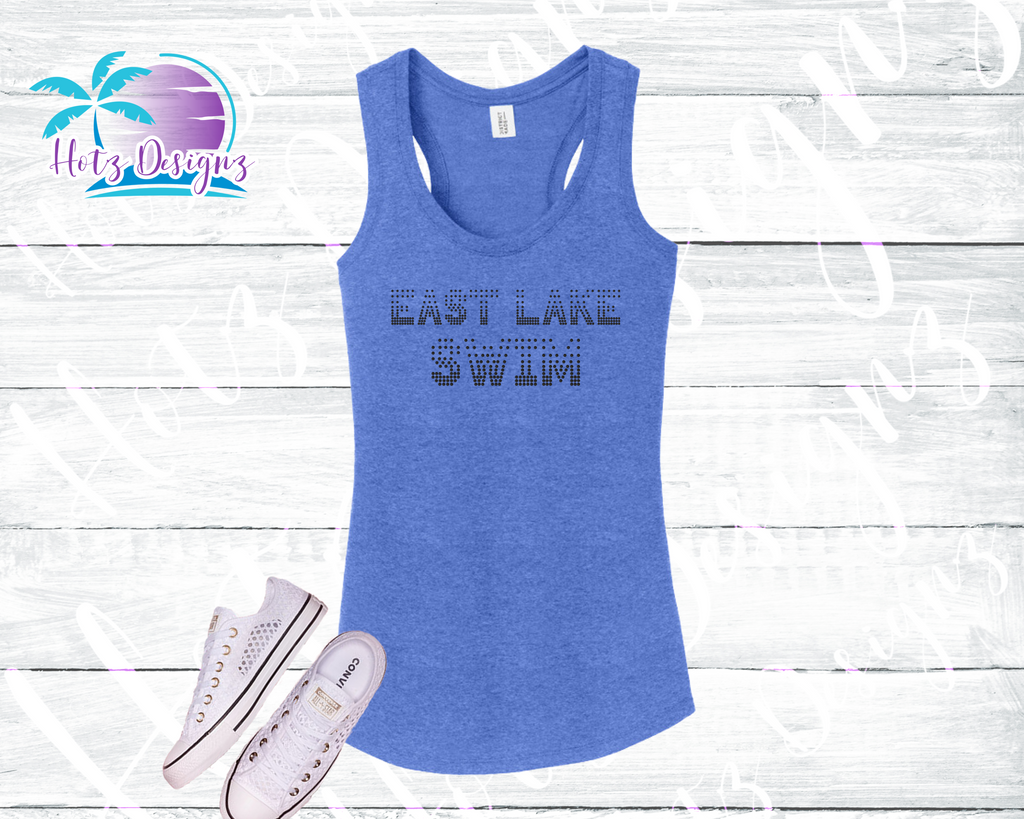 ELHS Swim Women's Rhinestone Tank or V Neck