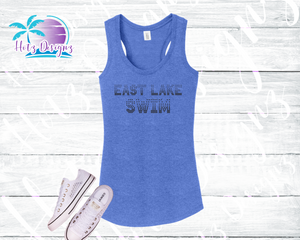 ELHS Swim Women's Rhinestone Tank or V Neck