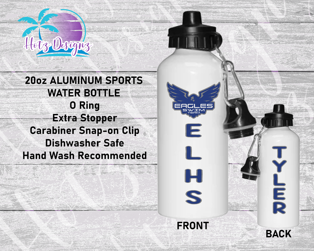 ELHS Swim 20oz Aluminum Sports Bottle