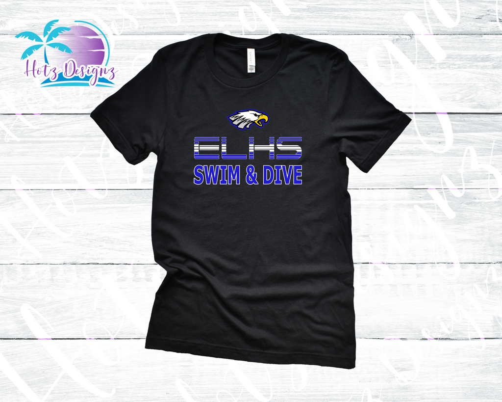 ELHS Swim & Dive Team Athlete Shirt