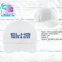 ELHS Swim & Dive Low Profile Cap