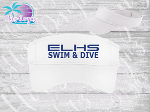 ELHS Swim & Dive Visor