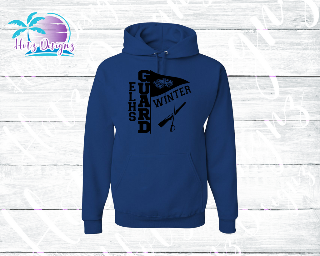 ELHS Winter Guard Hoodie (2 color options)