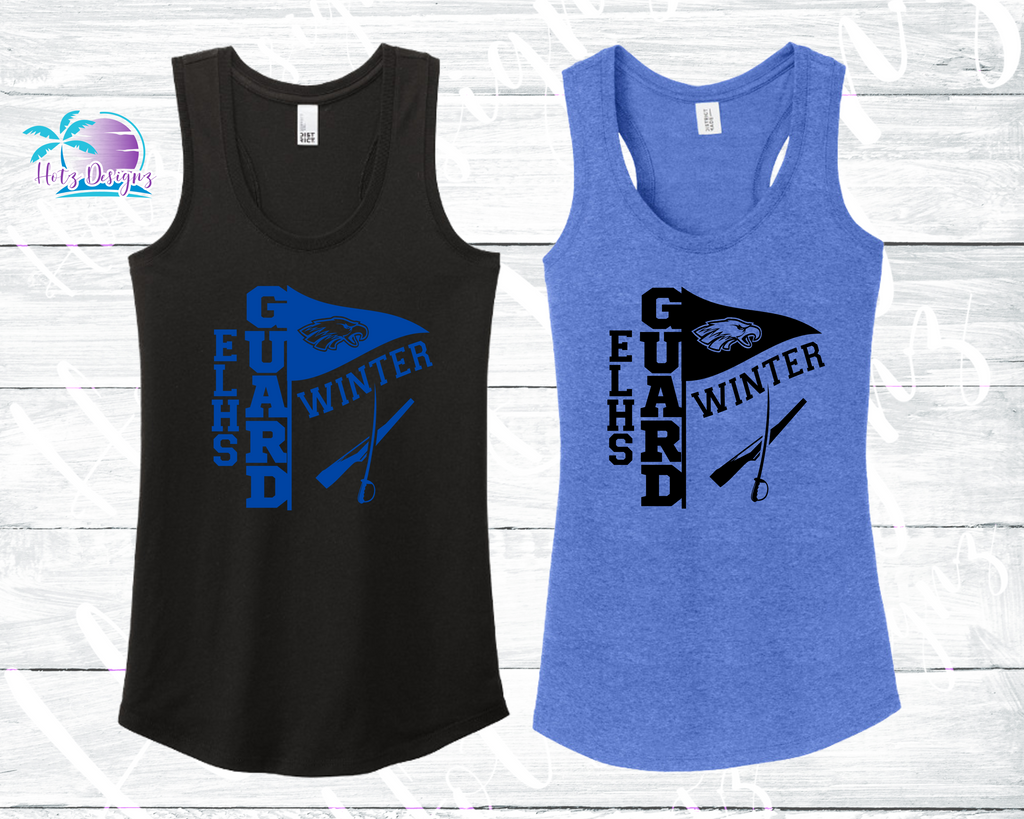 ELHS Winter Guard Ladies Tank Tops  (2 color options)