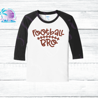 Football Laces Mom, Dad, Bro, Sis Shirts