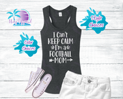 Football - I Can't Keep Calm Glitter Women's Shirts
