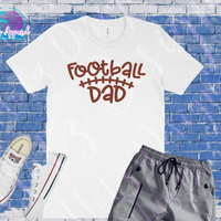 Football Laces Mom, Dad, Bro, Sis Shirts
