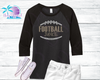 Football Junkie Women's Rhinestone Shirts