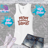 Football Mom Squad Women's Shirts