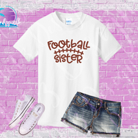 Football Laces Mom, Dad, Bro, Sis Shirts