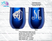 Jesuit Tiger Stemless Wine Glass
