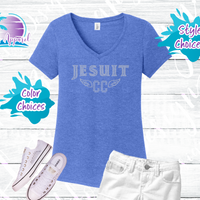 Jesuit Cross Country Rhinestone Tops