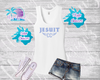 Jesuit Cross Country Rhinestone Tops