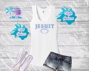 Jesuit Football Rhinestone Tops