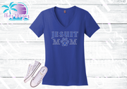 Jesuit Mom Rhinestone Paw Top