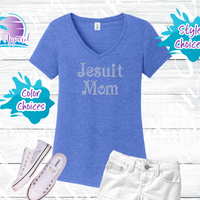 Jesuit Mom Rhinestone Tops