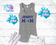 Jesuit Mom Tiger Glitter & Rhinestone Tops