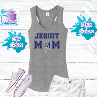 Jesuit Rosary Mom Tiger Glitter & Rhinestone Tops