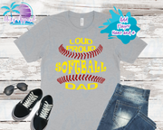 Softball Loud Proud Dad Men's Shirt