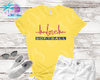 Softball Love Heartbeat Glitter Women's Shirt