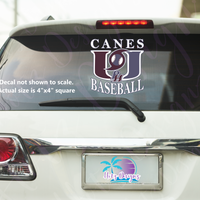 PHU Baseball Decal