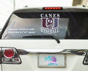 PHU Baseball Decal