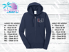 PHU Baseball Full Zip Hoodie