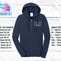 PHU Baseball Full Zip Hoodie