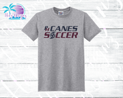 PHU Soccer Canes PH Unisex Grey Tee