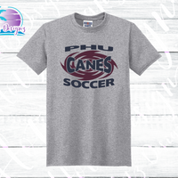 PHU Soccer Cyclone Unisex Grey Tee