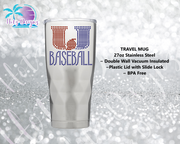 PHU Baseball Insulated Travel Mug