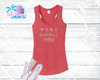 TBBA Baseball Mom Rhinestone Fade Tank Top / Shirt (2 Color Options)