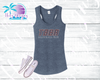 TBBA Baseball Logo Rhinestone Tank Top / Shirt (2 Color Options)