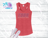 TBBA Baseball Logo Rhinestone Tank Top / Shirt (2 Color Options)