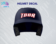 TBBA Helmet Decal