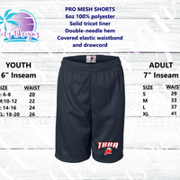 TBBA Baseball Training Shorts (Youth & Adult)