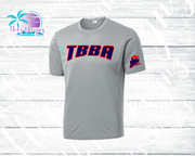 TBBA Unisex Dri Fit Tee Youth & Adult (3 color options)