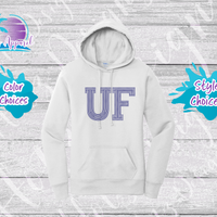 UF Rhinestone Tees and Hoodie