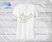 USF Logo Rhinestone Shirt