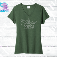 USF Mom Rhinestone Shirt