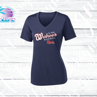 Wahoos Mom Dri-Fit V-Neck Shirt (3 Color Options)