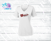 Wahoos Ladies Dri-Fit V-Neck Shirt (3 Color Options)